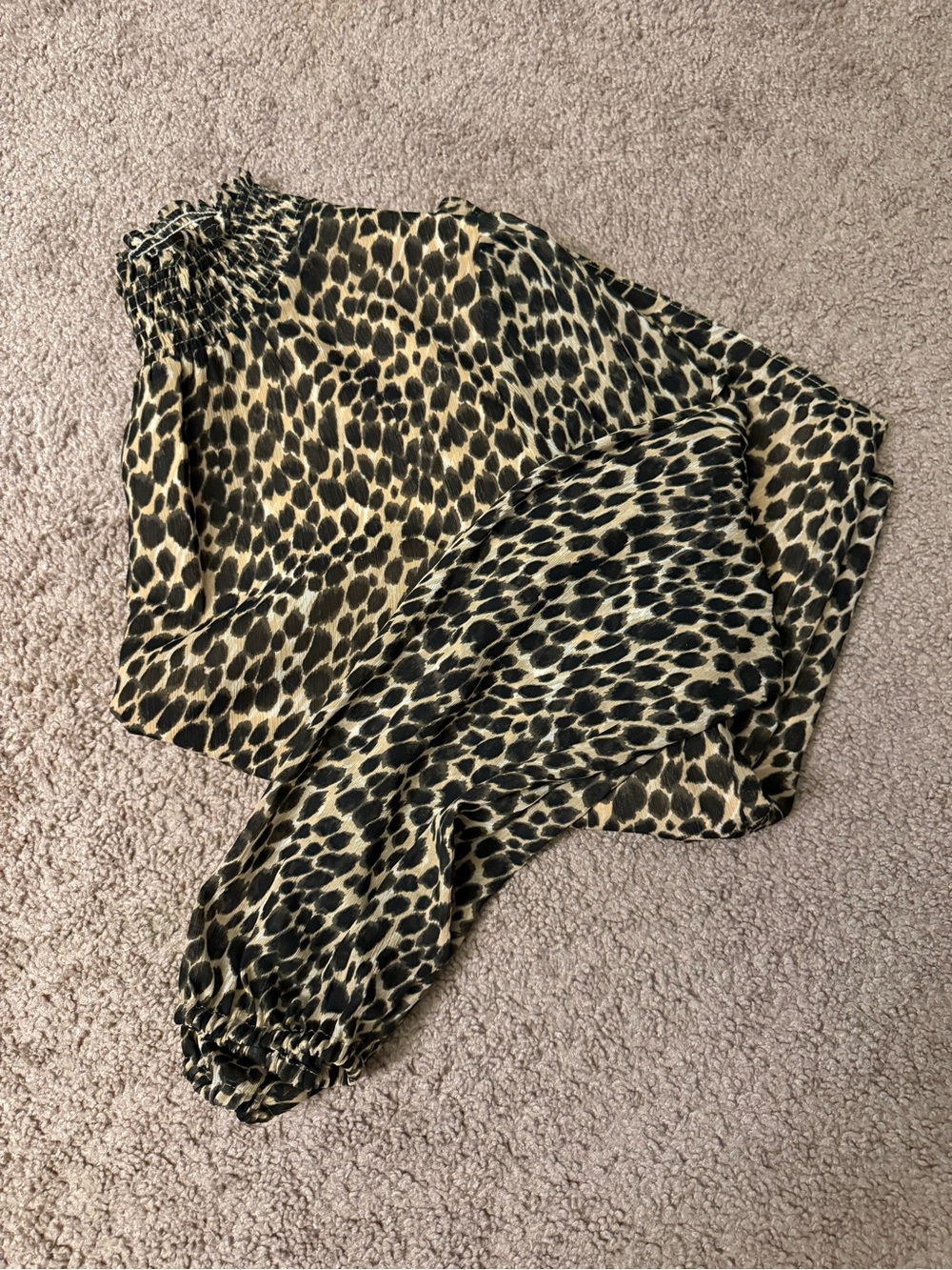 J Crew Leopard Print Blouse